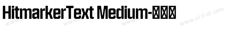 HitmarkerText Medium字体转换 HitmarkerText Medium字体转换